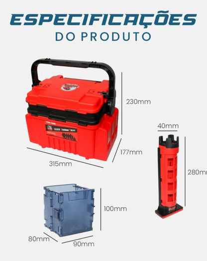 Complete Fishing Tackle Box Kit