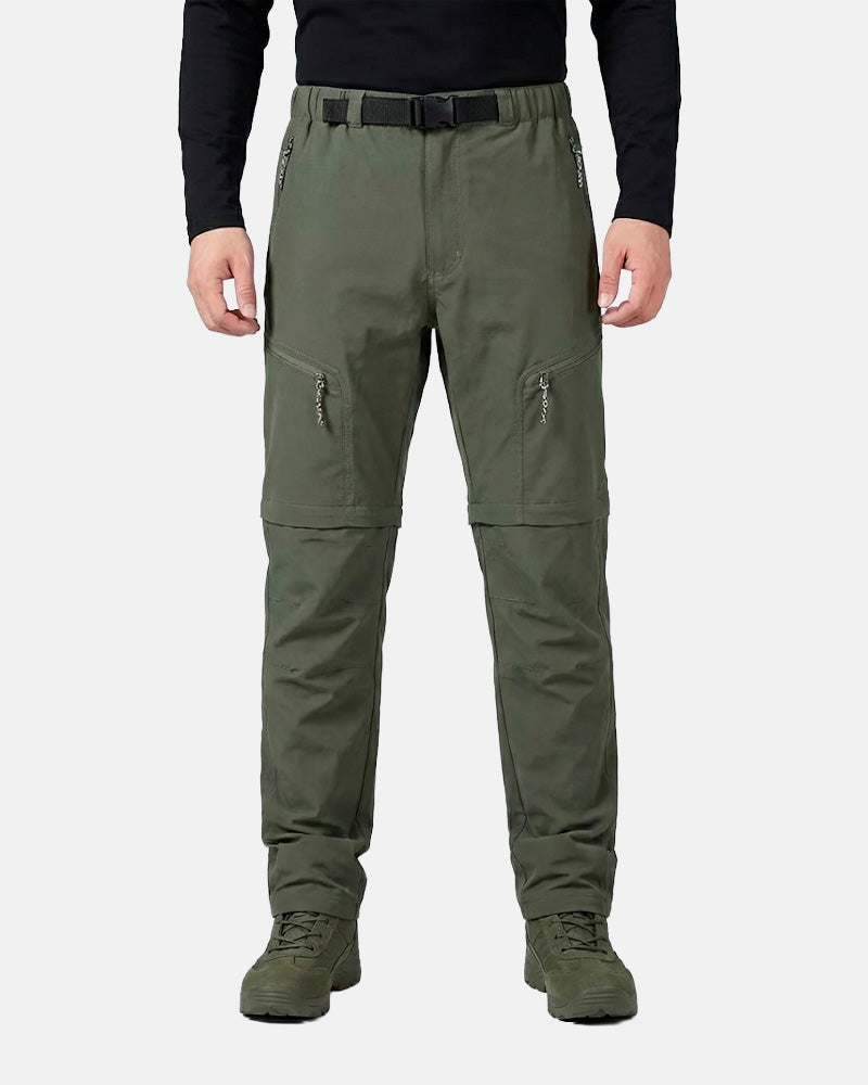 Convertible Waterproof Pants – Military Green